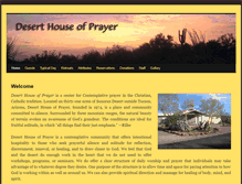 Tablet Screenshot of deserthouseofprayer.org